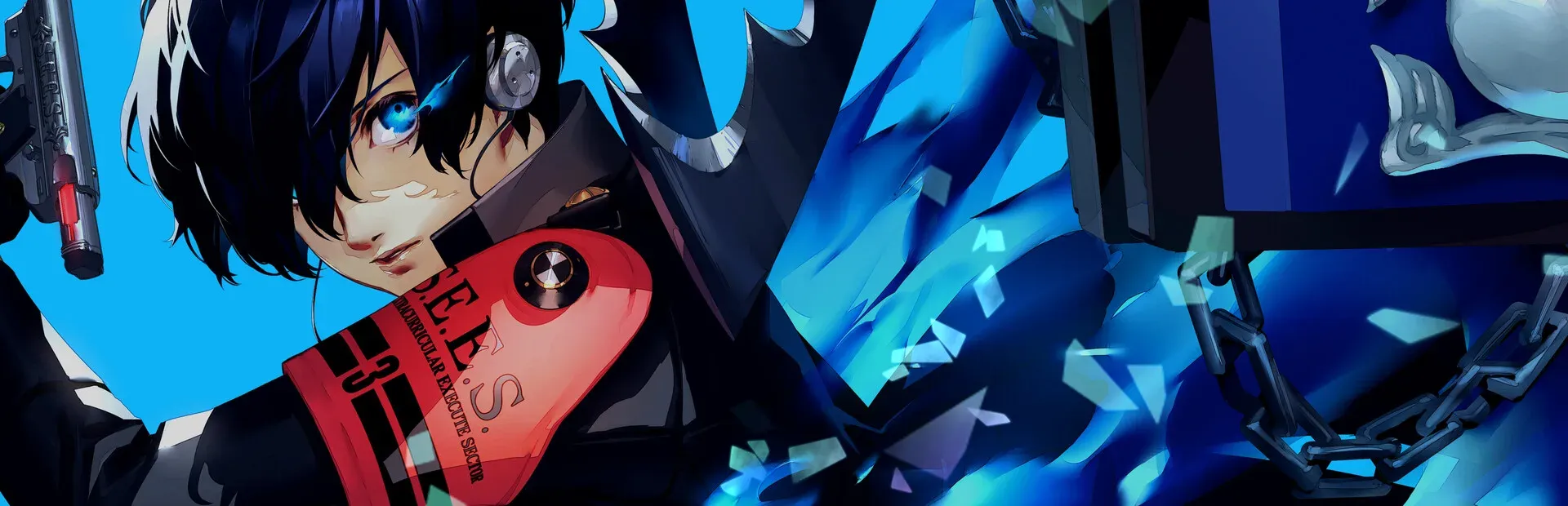 Persona 3 Reload key art showing the game's cast of characters